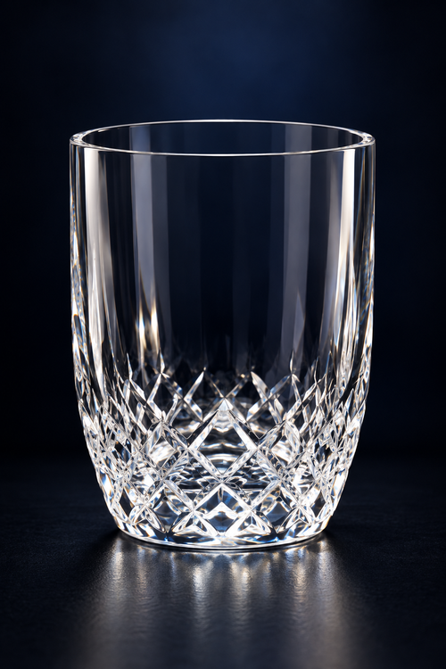 Tumbler CONCERTO en cristal taillé losanges – CAPRI